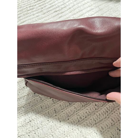 VTG Etienne Aigner Crossbody Shoulder Saddle Bag Purse Leather Red - Picture 11 of 13